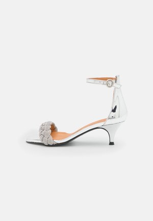 Riemensandalette - silver-coloured