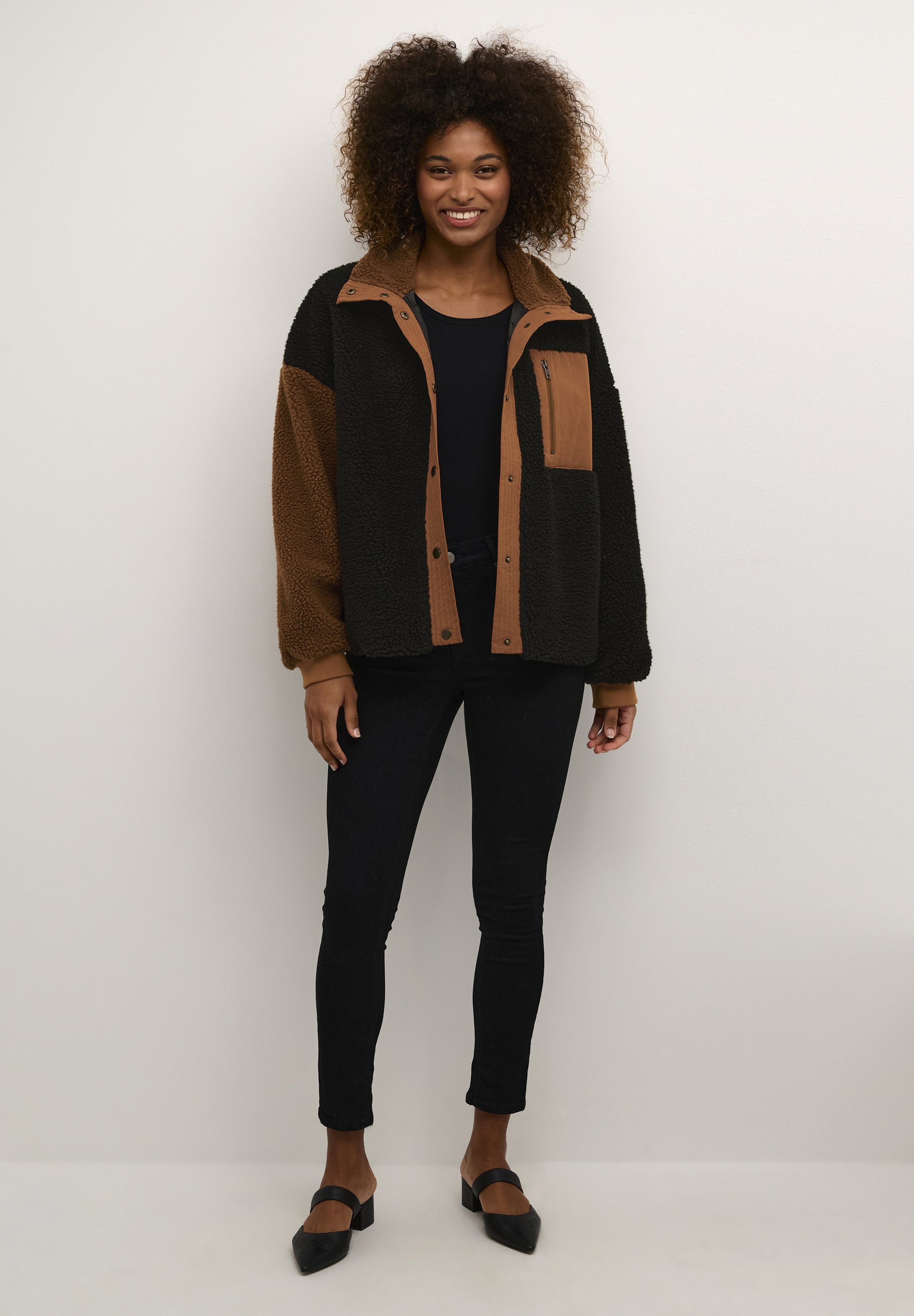 Culture TALLY - Fleece jacket - black - Zalando