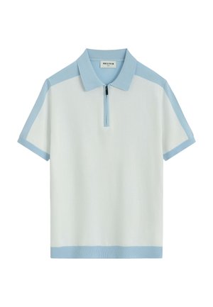 FRILIVIN, POLO ZIPPÉ - Polo - bleu ciel