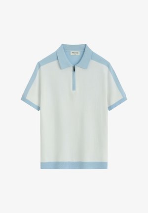 FRILIVIN, POLO ZIPPÉ - Polo - bleu ciel