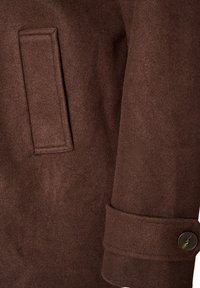 Zizzi KURZMANTEL MIT ZWEIREIHIGER KNOPFLEISTE - Κοντό παλτό - braun