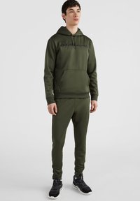 Dynamic wool fleece hoodie - Forrest Night main image 1