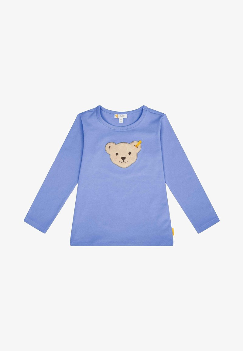 Steiff MIT TEDDYKOPF MIT SQUEEZER - T-shirt à manches longues - della robbia blue