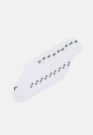 UNISEX SNEAKER PLAIN 9 PACK - Trainer socks - white