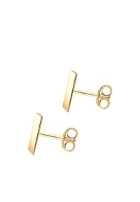 Elli VIERECK GEO MINIMAL TREND  ANGOLARE - Ohrringe - gold-coloured