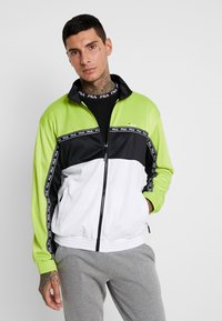 Fila - HACHIRO TRACK JACKET - Treningsjakke - acid lime/black/bright white Miniatyrbilde 1