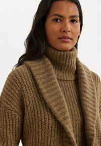 Lauren Ralph Lauren WOOL BLEND SHAWL COLLAR CROPPED CARDIGAN - Jopica - multi