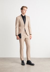 HUGO ARTI HESTEN - Jakkesæt - open beige