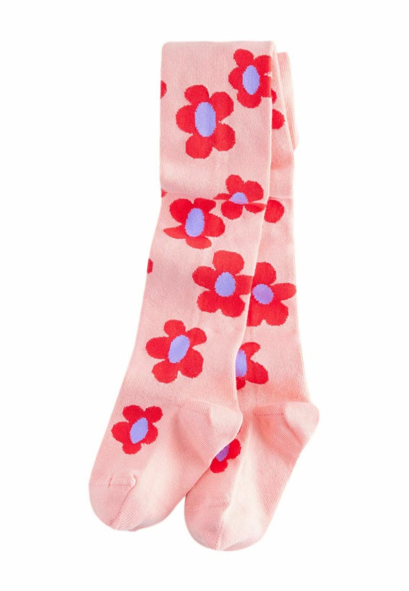 Next RICH FLOWER  - Punčocháče - pink