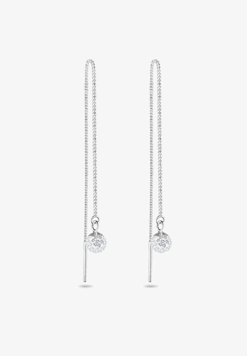 Orecchini pendenti in argento sterling 925 con cerchio per donna Orecchini pendenti in argento sterling 925 con cerchio per donna