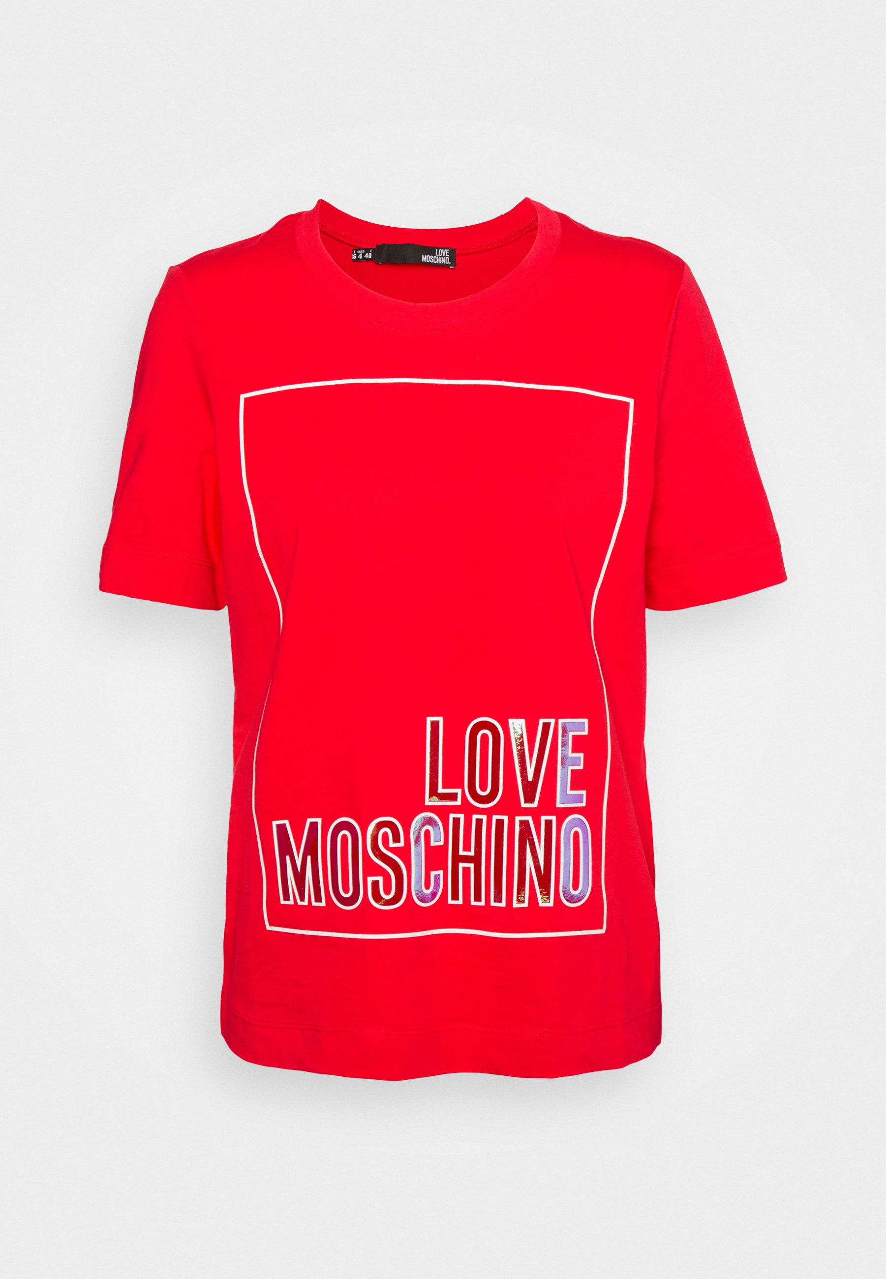 love moschino red top