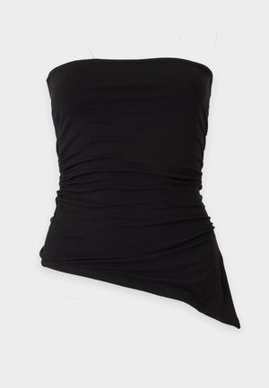 Topshop, SPILD SIDE BANDEAU - Μπλούζα - black