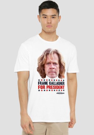 Warner Brothers, SHAMELESS/FOR PRESIDENT - T-Shirt print - white