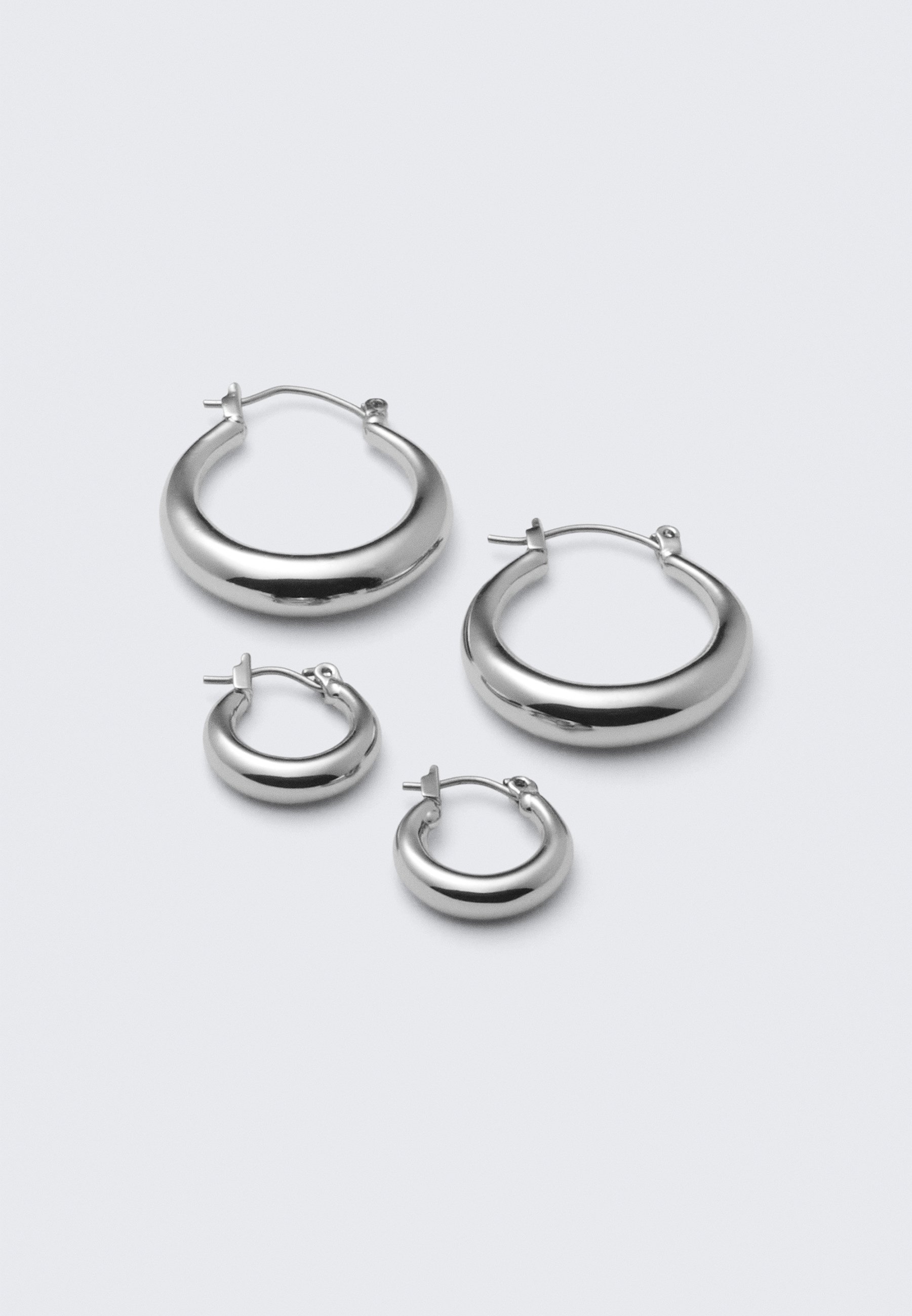 Orecchini A Cerchio In Argento Sterling, Mini Cerchi 2,7 Cm, Donna, Eleganti E Semplici, Idea Regalo