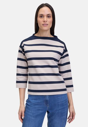 Betty Barclay MIT KRAGEN - Sweatshirt - nature dark blue