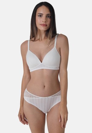 Sassa, PANTY NATURAL STRIPE 2ER PACK - Briefs - ivory