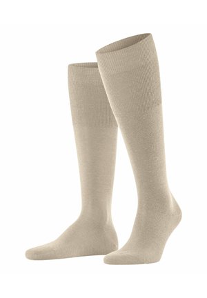 FALKE AIRPORT - Kniekousen - beige mel