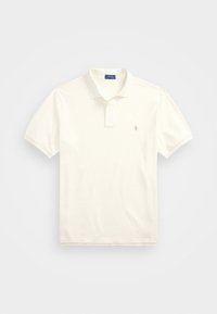 THE ICONIC MESH POLO SHIRT - Polo - parchment cream