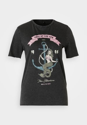 ONLY Tall ONLLUCY LIFE - T-Shirt print - black