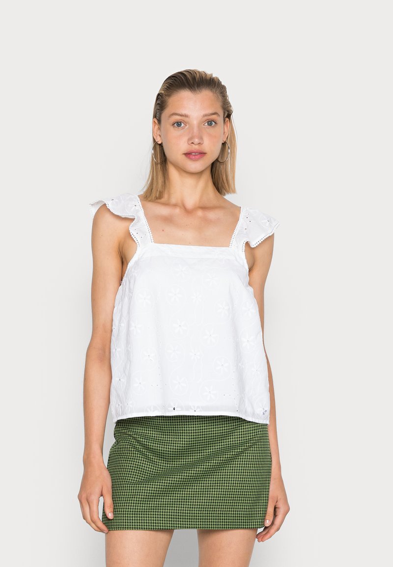 Pieces PCVANIA - Blusa - bright white