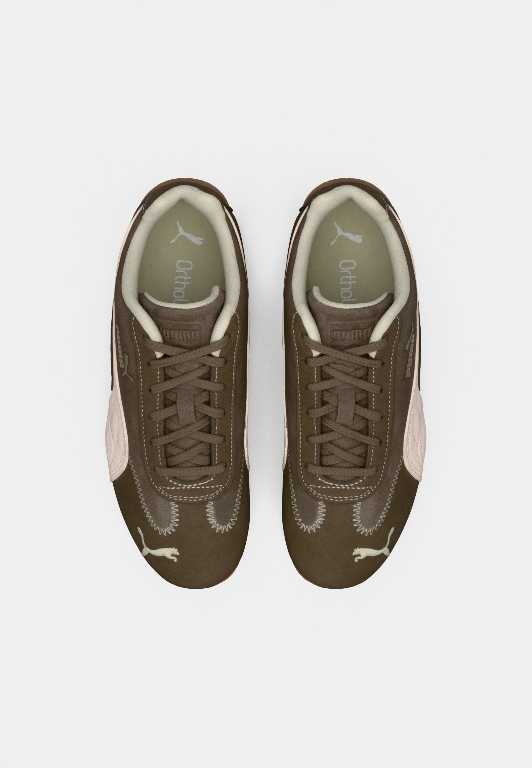 Puma SPEEDCAT WINE CLUB - Sneakers low - chocolate/jasmine flower