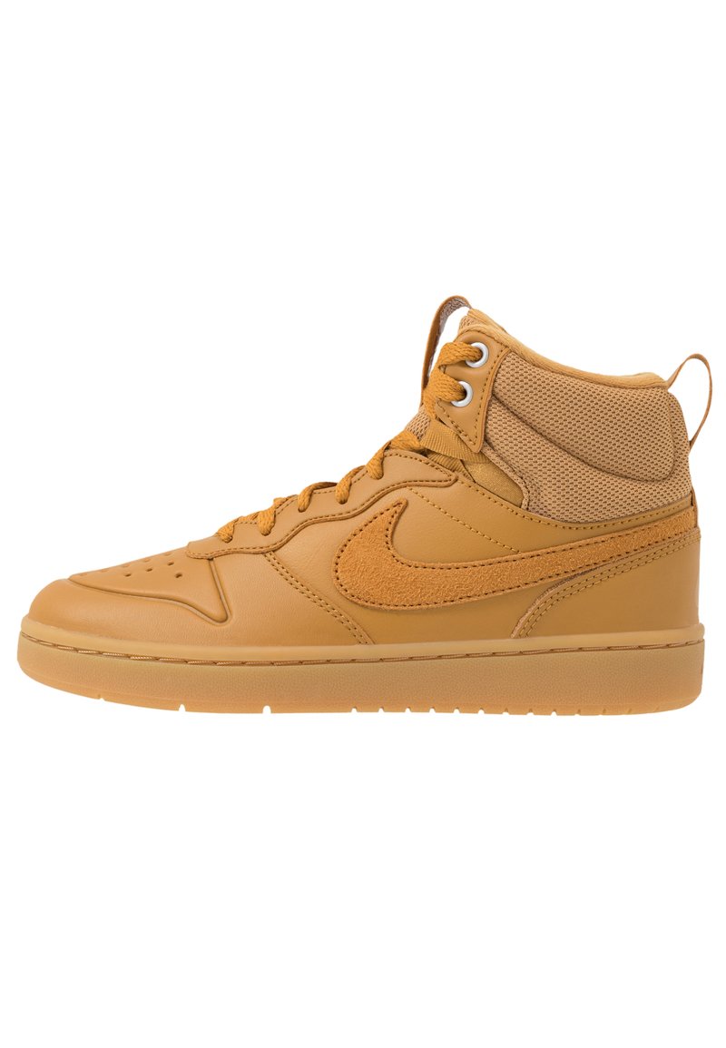 Nike Sportswear Court Borough Mid Sneakers Hoog Wheat Medium Brown Camel Zalando Nl