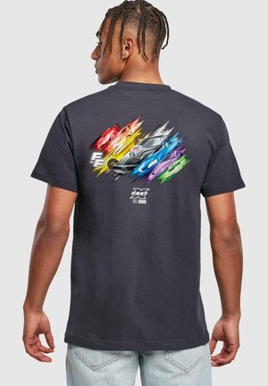 FAST X - DIFFERENT STROKES - Print T-shirt - navy