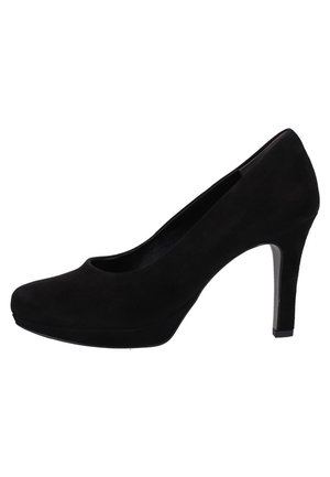 Højhælede pumps - black