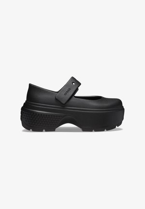 Crocs, Mules - black denim