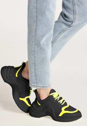 Sneakers basse - black yellow