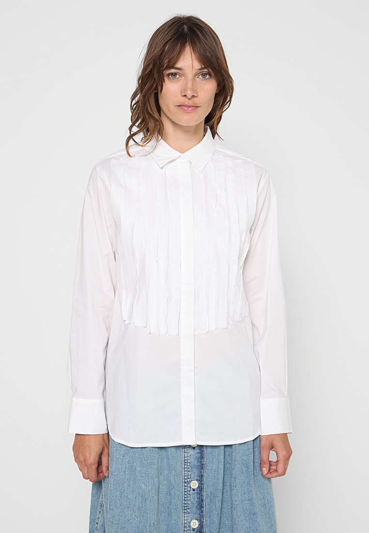 Bruuns Bazaar Overhemdblouse wit