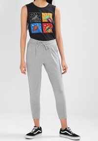 ICHI Träningsbyxor - mottled light grey