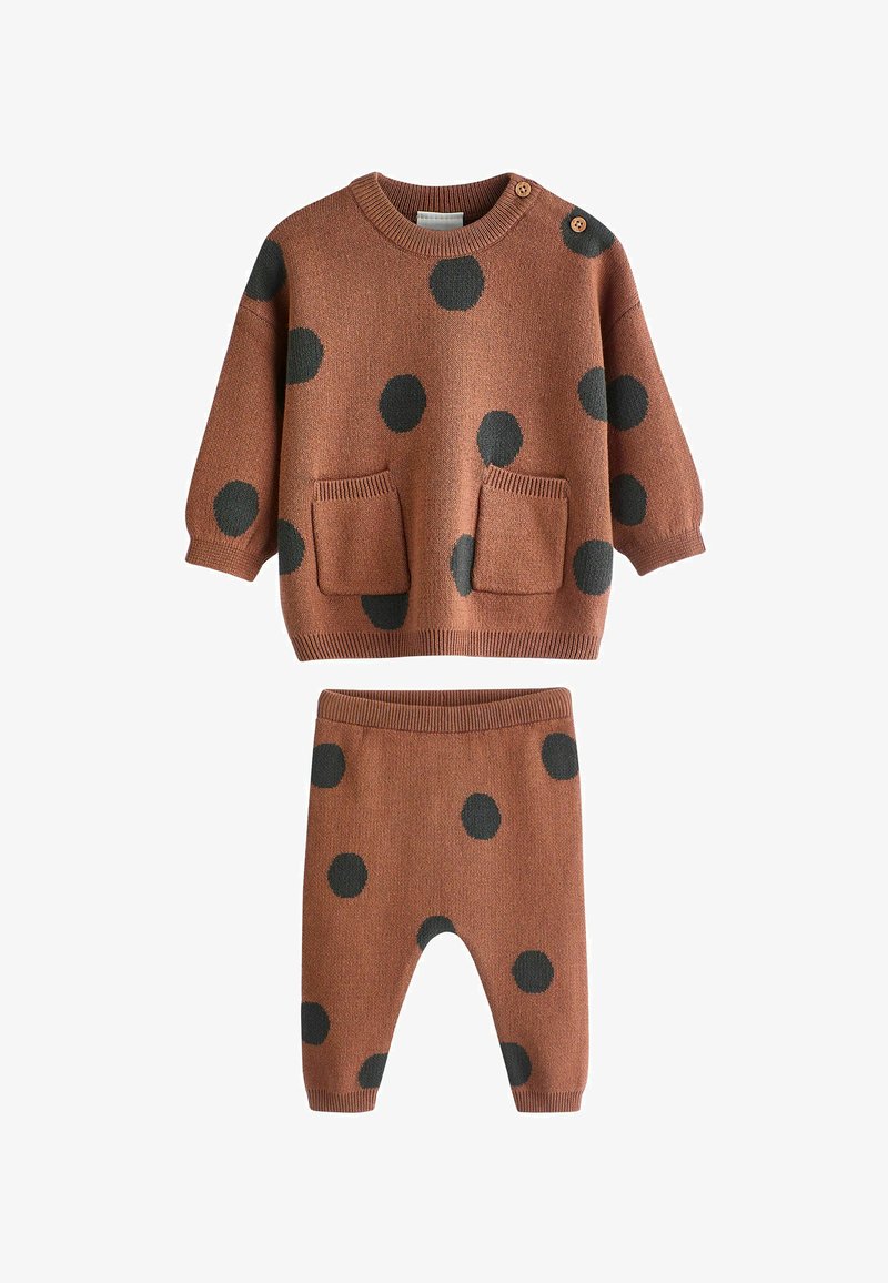 Next SET - REGULAR FIT - Trui - tan brown spot