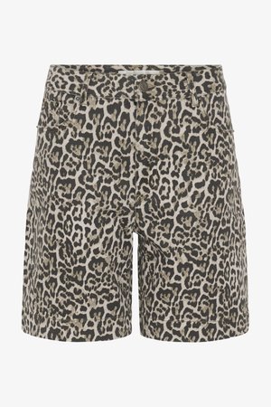 InWear DABNEY - Lühikesed teksad - classic leopard