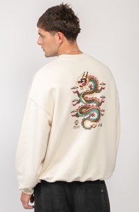 Kaotiko CREW TIANLONG UNISEX - Sweatshirt - ivory