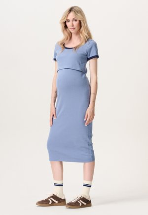 STILL SS MIDI - Gebreide jurk - infinity