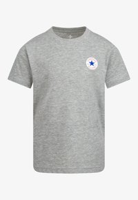 Converse PRINTED TEE - Basic póló - grey heather