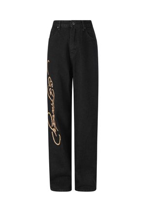 Ed Hardy KILL SLOWLY  - Relaxed fit jeans - black