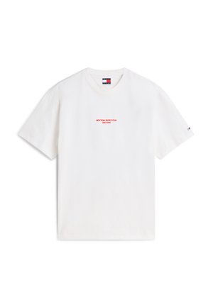 Tommy Jeans, TJM RLX SAILBOAT SS TEE - Μπλουζάκι με στάμπα - ancient white