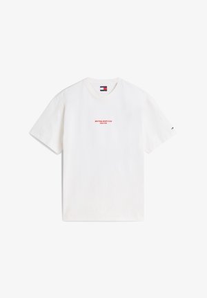 Tommy Jeans, TJM RLX SAILBOAT SS TEE - T-shirt imprimé - ancient white