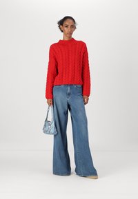 LOIS Jeans MARLENE - Pernera ancha - dark stone
