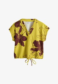 Wybrany, green floral print