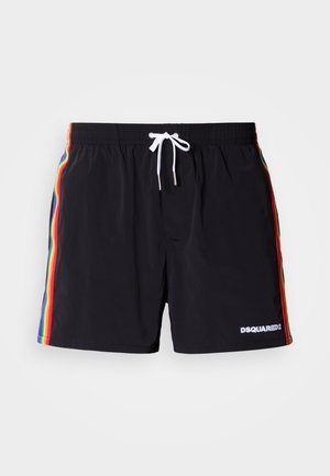REBEL KIDS BE PROUD MIDI - Șorturi de baie - black