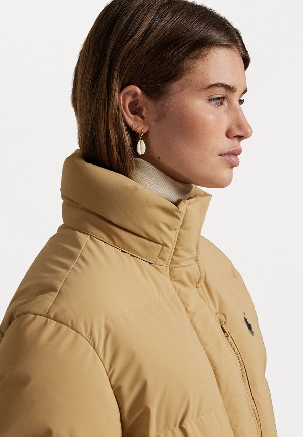 QUILTED HOODED DOWN JACKET - Down jacket - classic camel3