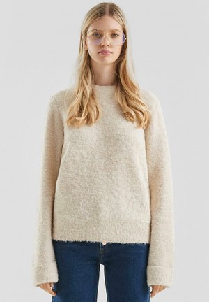 Pullover - helles beige