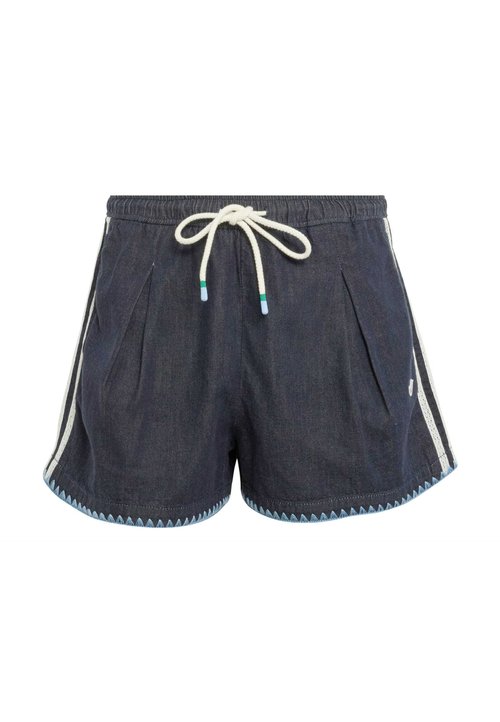 Adidas Originals Denim Shorts Women's Denim Indigo Moderate — foto 5
