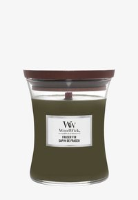 Woodwick - MEDIUM HOURGLAS FRASER FIR - Duftlys - green Miniaturebillede 1