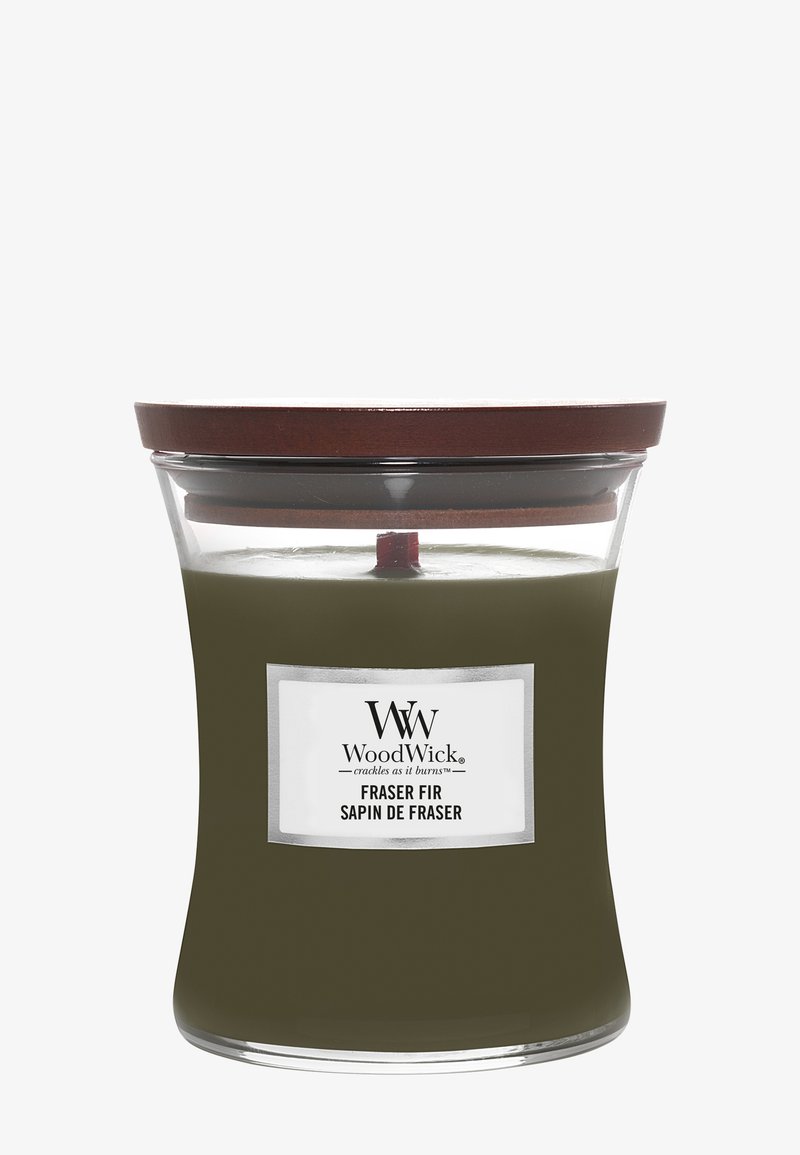 Woodwick - MEDIUM HOURGLAS FRASER FIR - Duftlys - green, Forstør