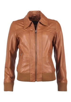 JCC Lederjacke - cognac
