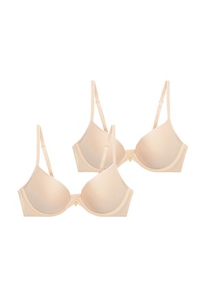 2-PACK ESSENTIALS - Bügel BH - beige